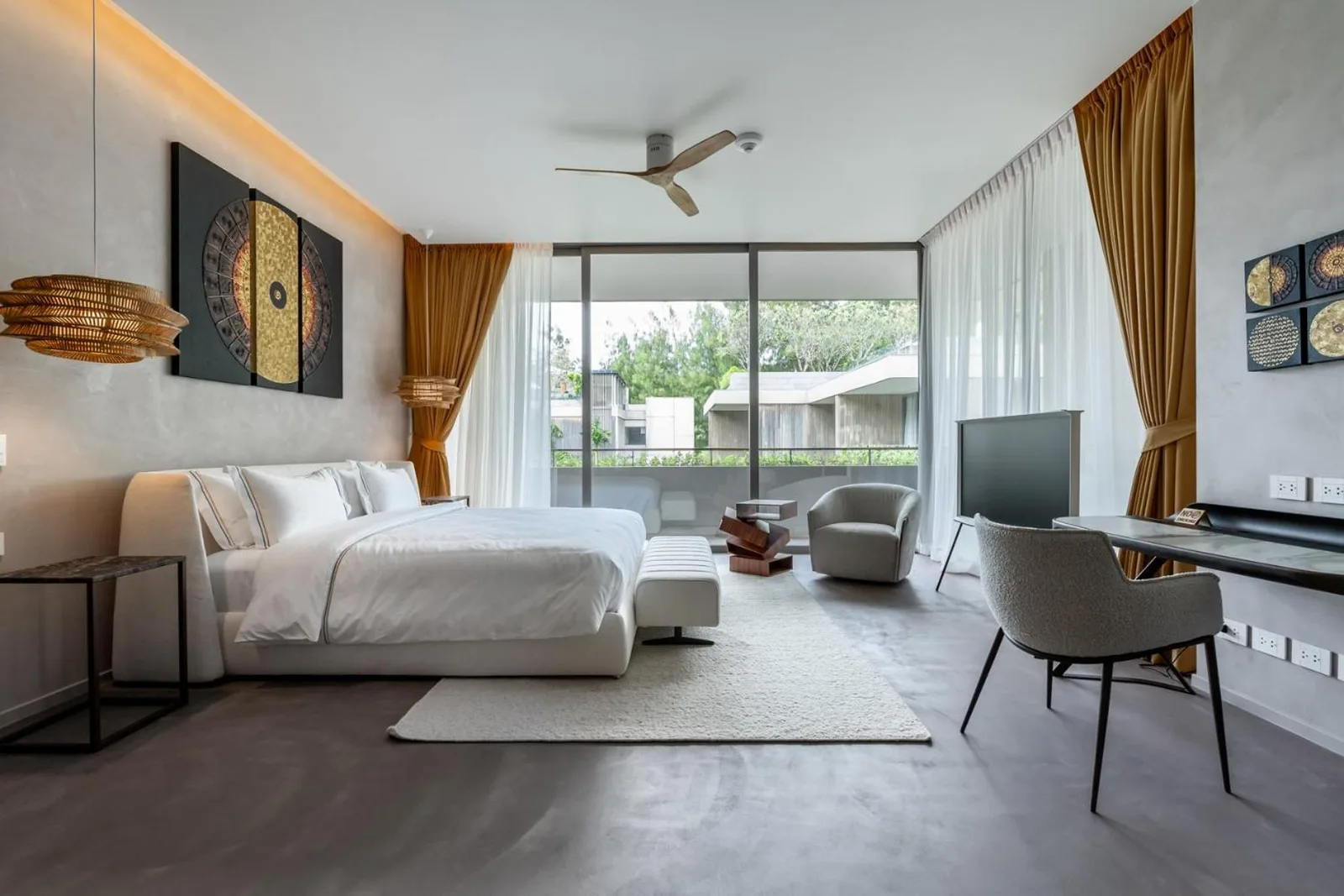 Luxury Penthouse bedroom with modern design in Phuket