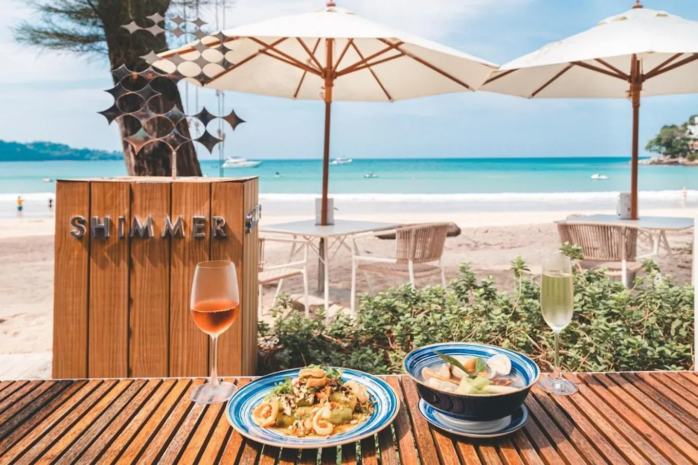 Dining at Luxury Penthouse with beachfront view in Phuket