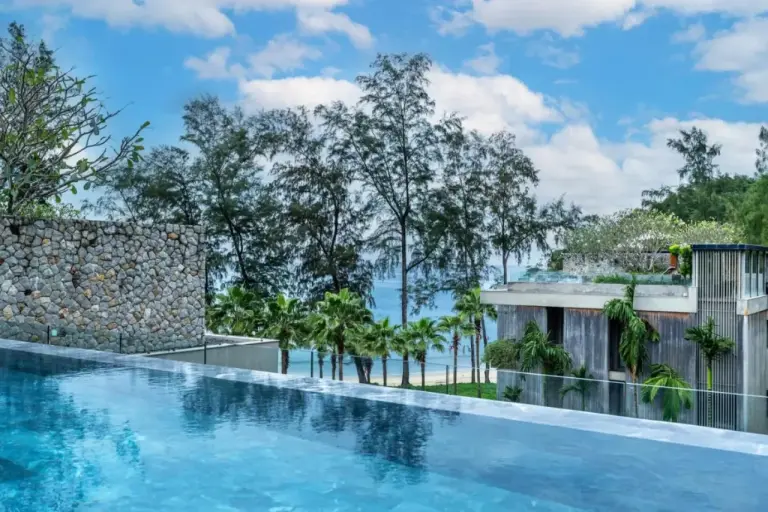 Infinity pool view from Luxury Penthouse in Phuket