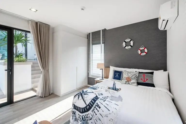 Luxury Residences 3-Bedroom Pool Villa Beach Access, Na Jomtien Pattaya - Configuration de la chambre confortable