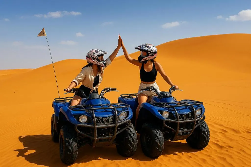 Luxury Sahara Desert Dome Camp Erg Chebbi Merzouga ATV adventure