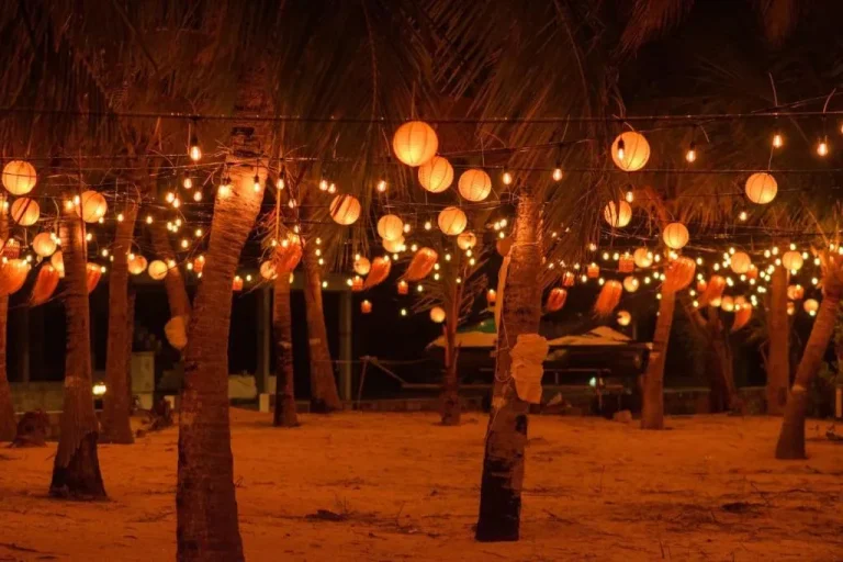 Laternen Dekorationen im Maako Retreats in Funadhoo