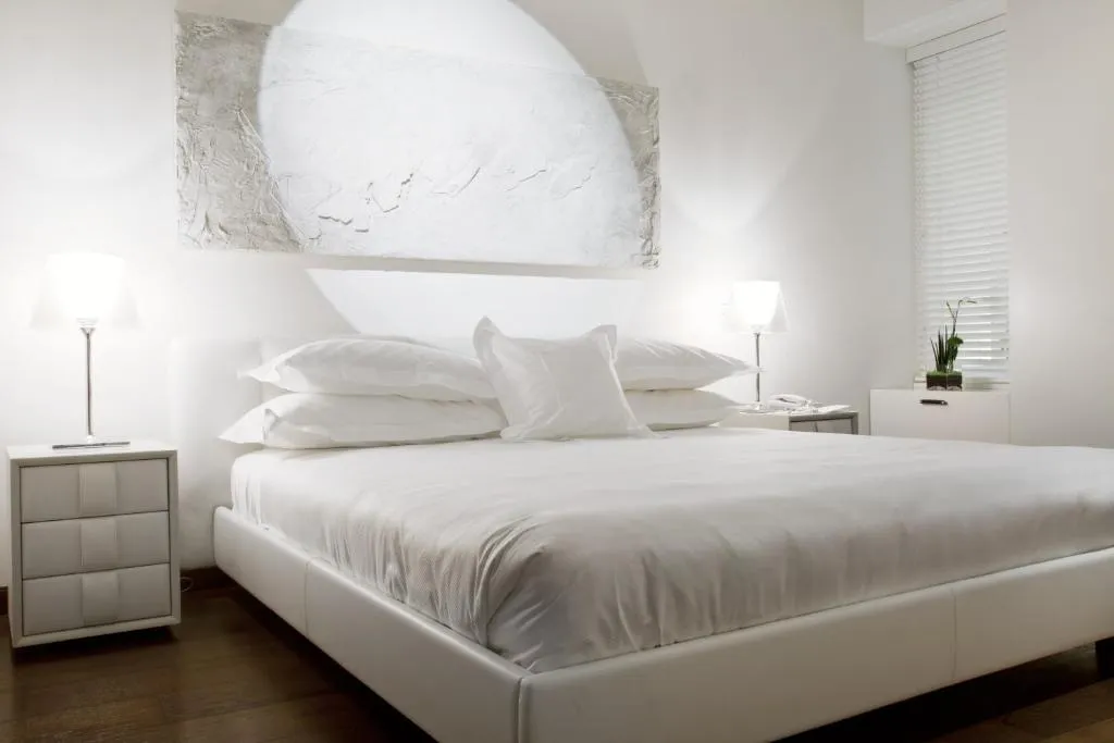 Deluxe Schlafzimmer im Magna Pars l'Hotel à Parfum in Mailand