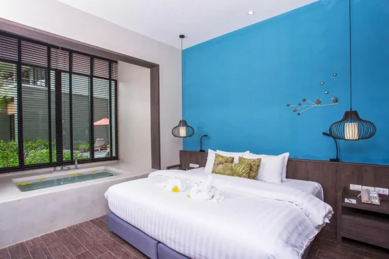 Comfortable bedroom with modern design at Mai Holiday by Mai Khaolak
