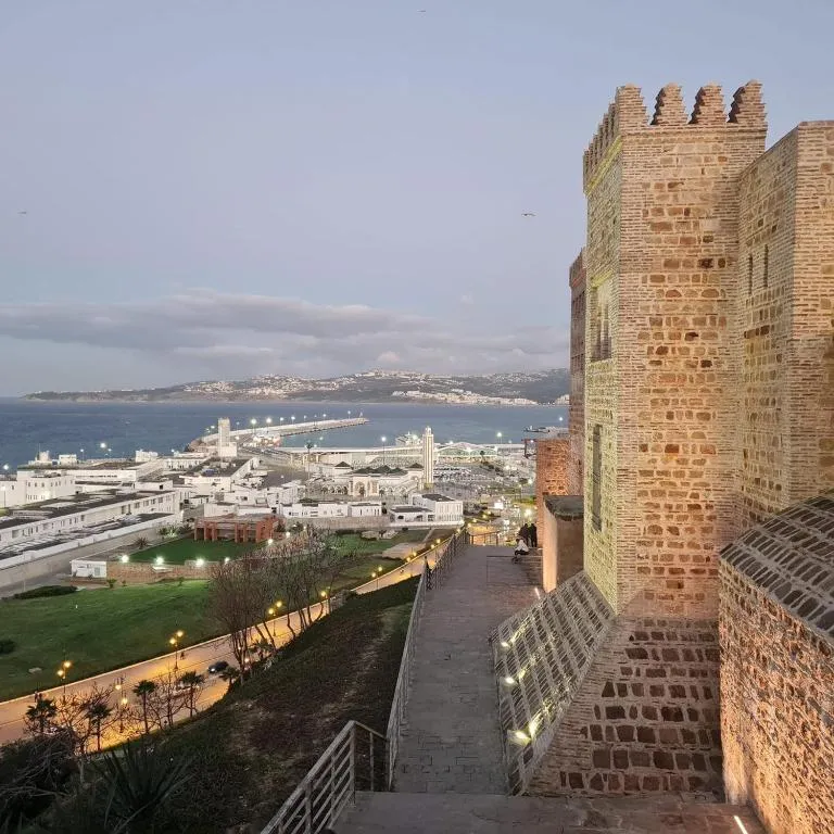 Scenic view from Maison Bleu Hajja in Tangier