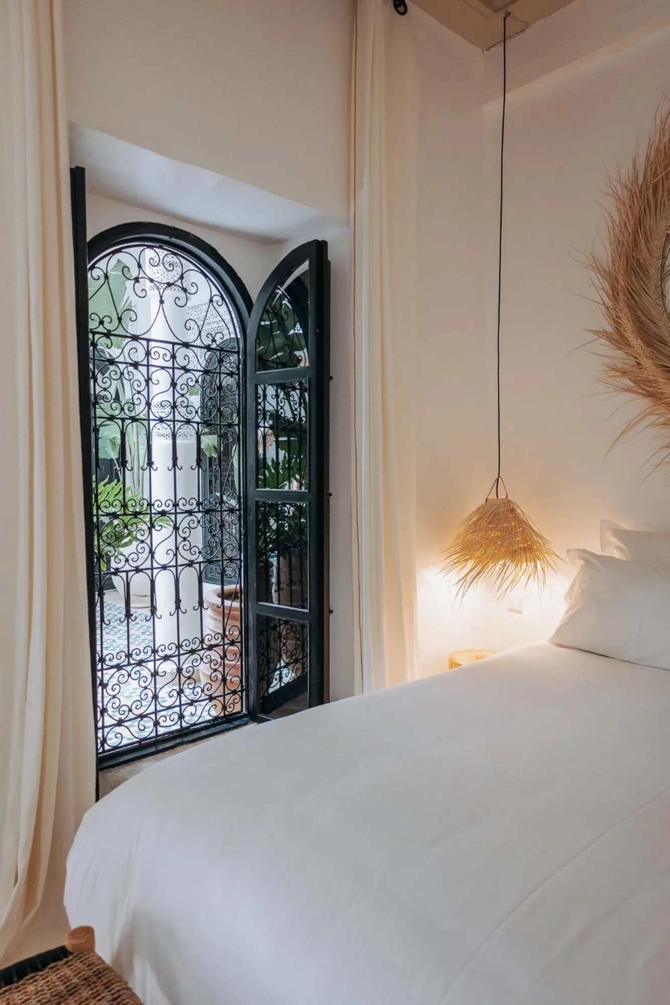 Blick aus dem Fenster im Maison Dar Saada in Marrakesch