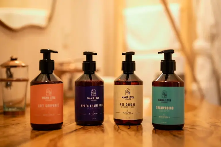 Spa products at Mama Lova Hôtel in Essaouira