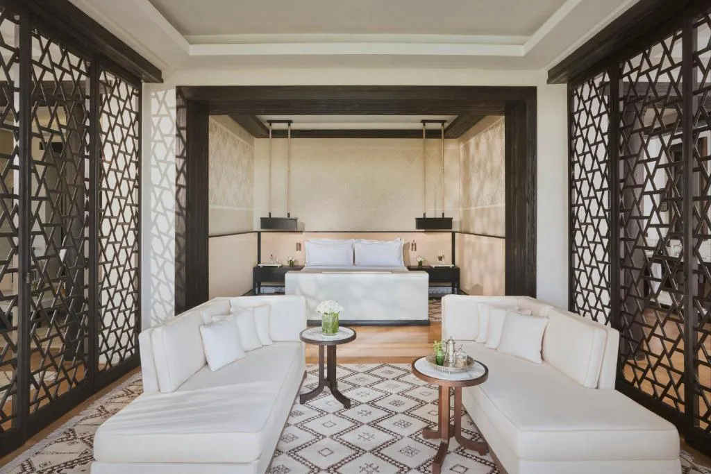 Chic living space at Mandarin Oriental, Marrakech