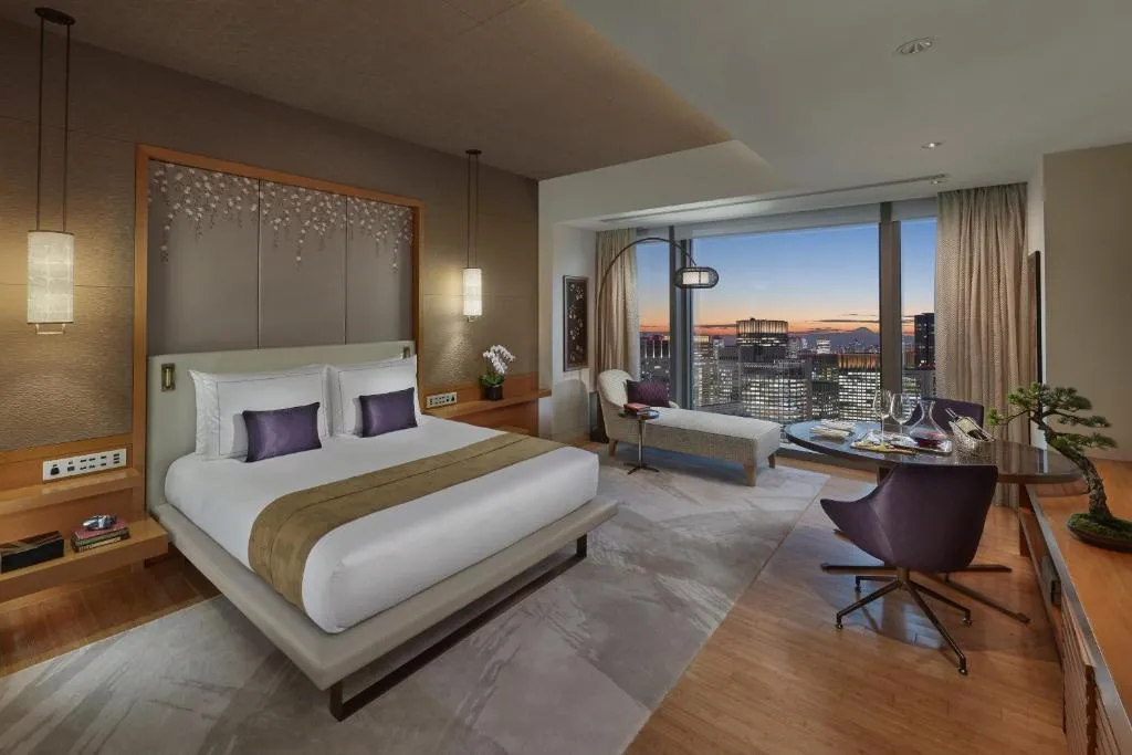 Habitación King de Lujo con vista al skyline en Mandarin Oriental, Tokio