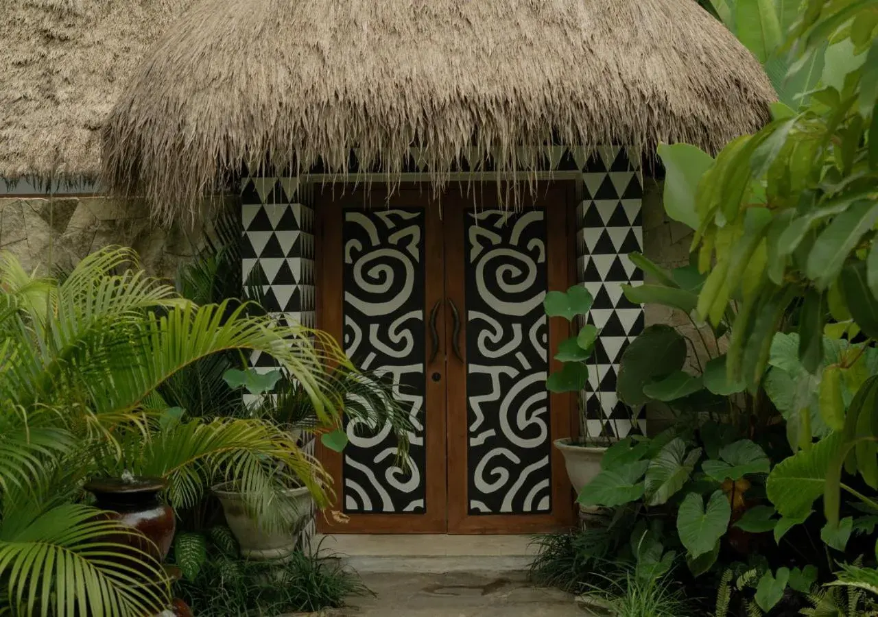 Decorative Entrance at Marangga Ubud Villas