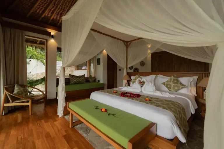 Elegant Bedroom at Marangga Ubud Villas