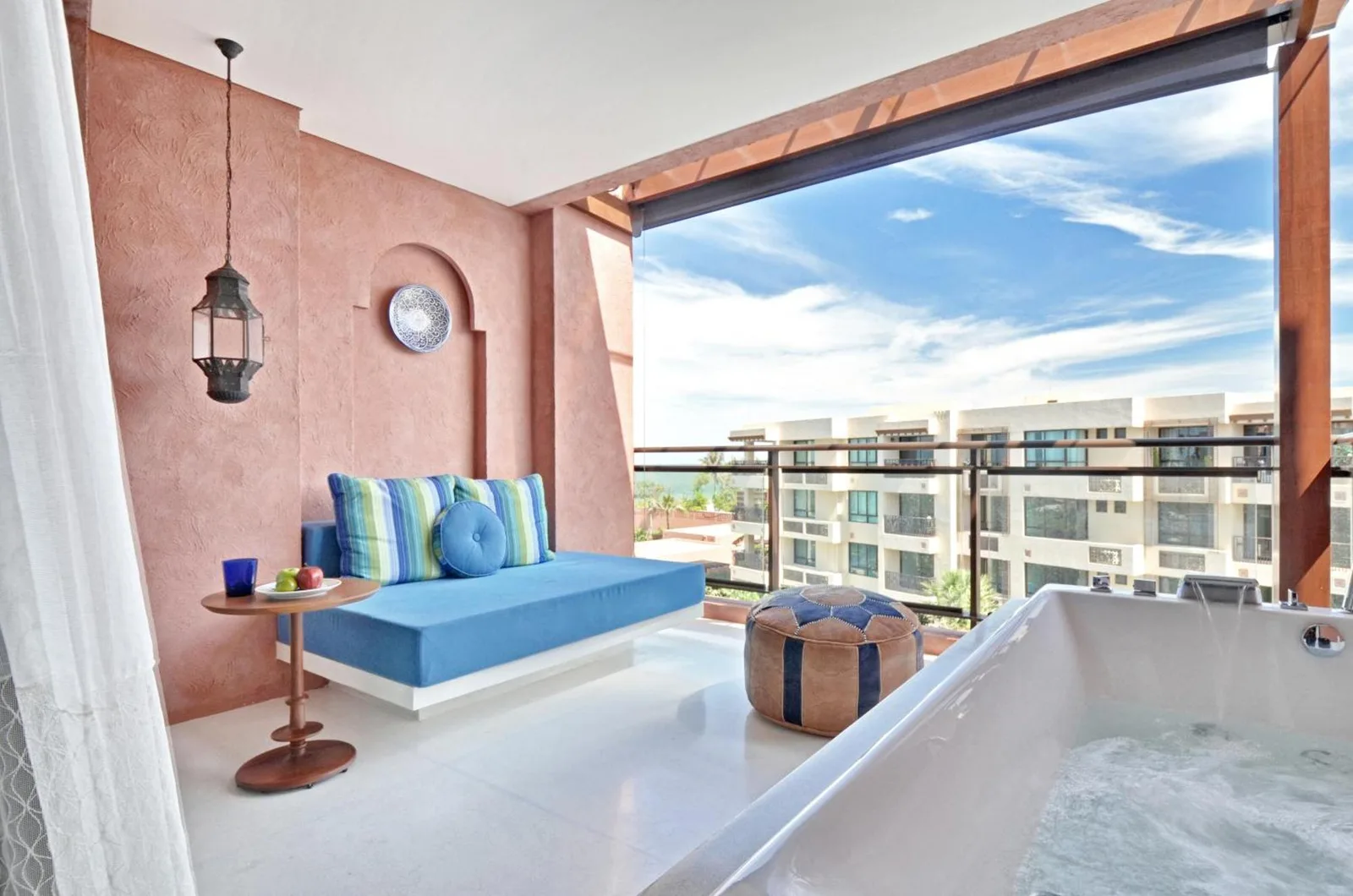 Balcony lounge area at Marrakesh Hua Hin Resort & Spa