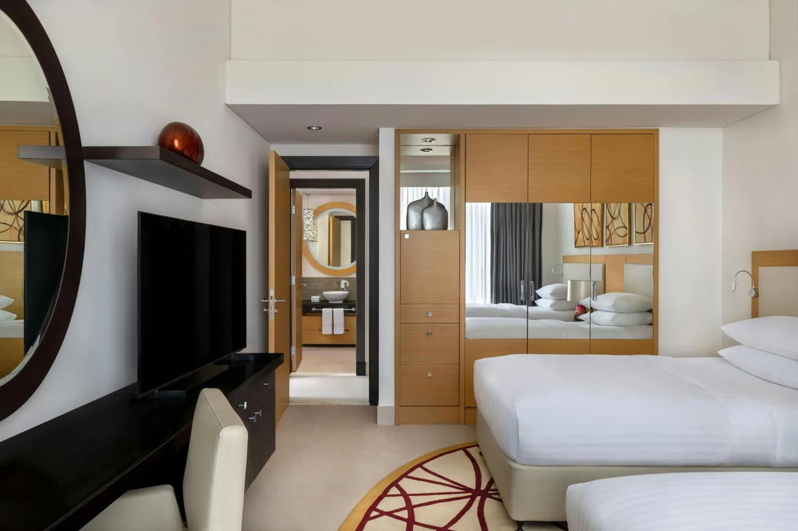 Dormitorio en Marriott Executive Apartments Al Jaddaf, Dubai