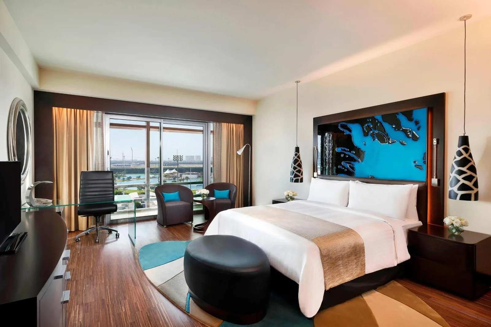 Deluxe-Zimmer mit Aussicht im Marriott Hotel Al Forsan, Abu Dhabi
