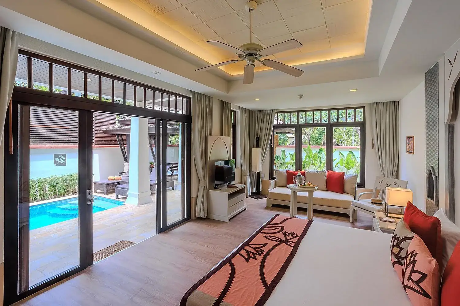 Suite con acceso a la piscina en Melati Beach Resort & Spa en Koh Samui