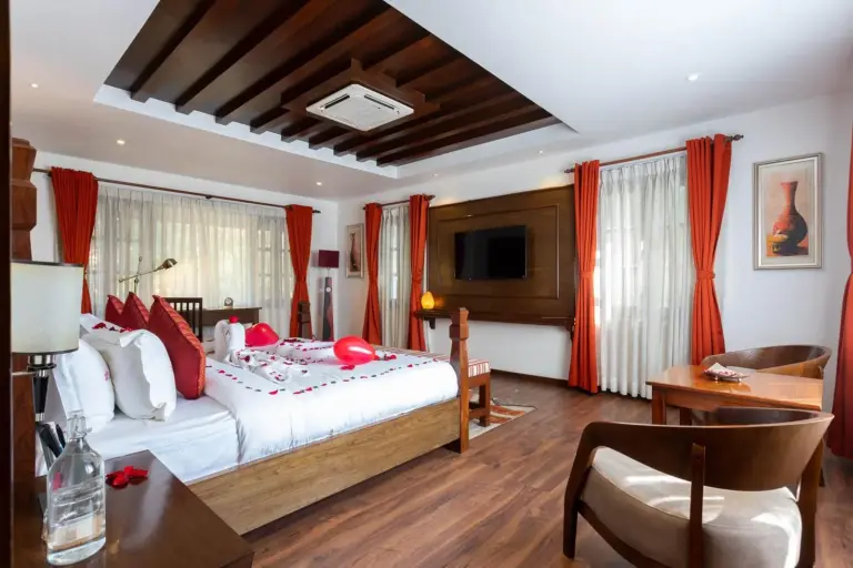 Luxury suite interior at Meraki Holistic Wellness Retreat