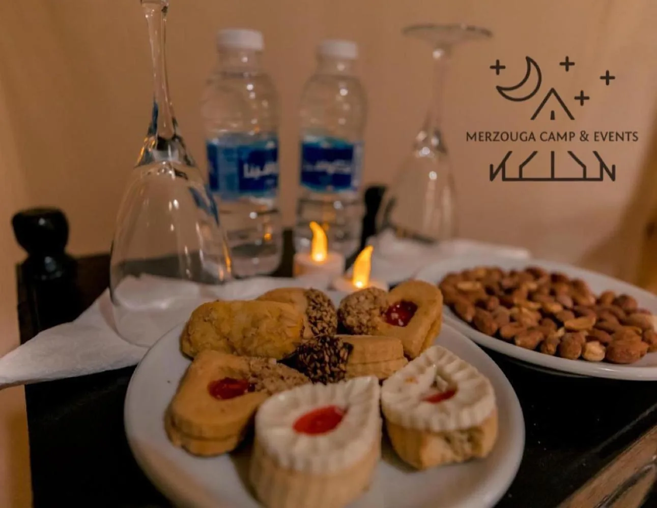 Delicious snacks at Merzouga Camp & Events