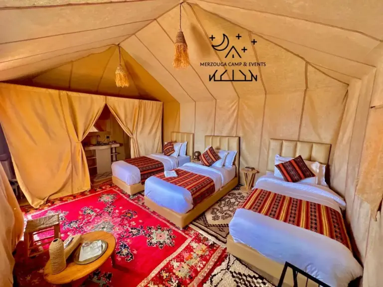 Family tent room at Merzouga Camp & Events