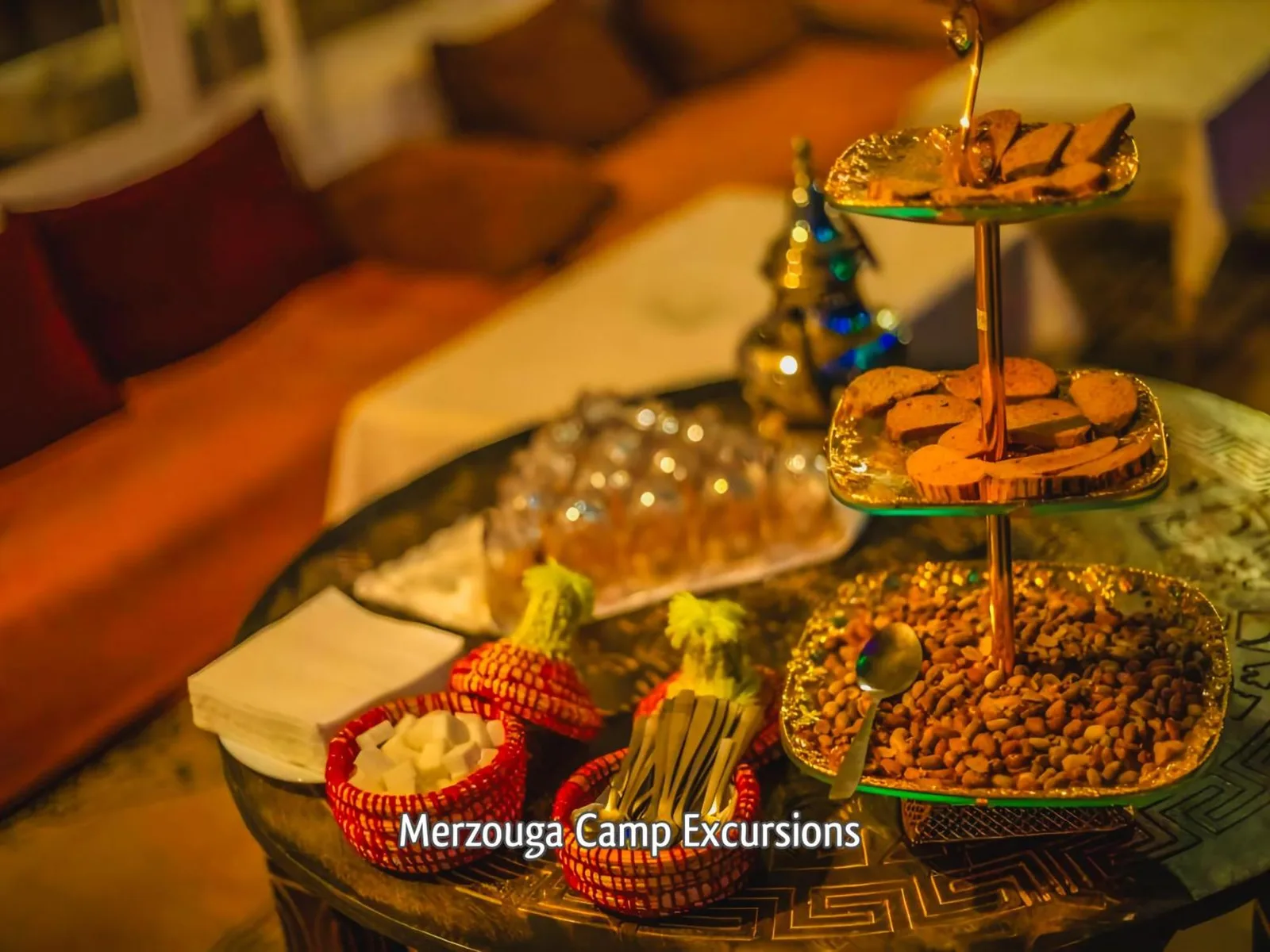 Snack platter at Merzouga Camp Excursions
