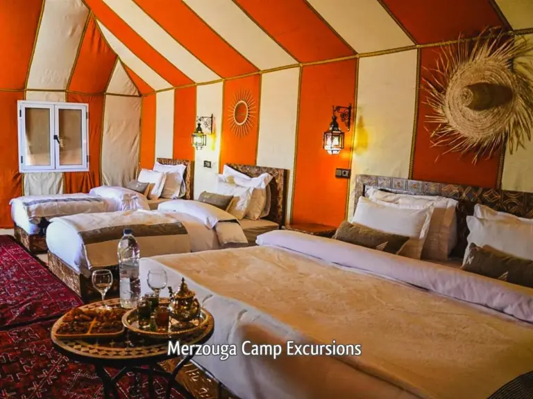 Spacious suite at Merzouga Camp Excursions
