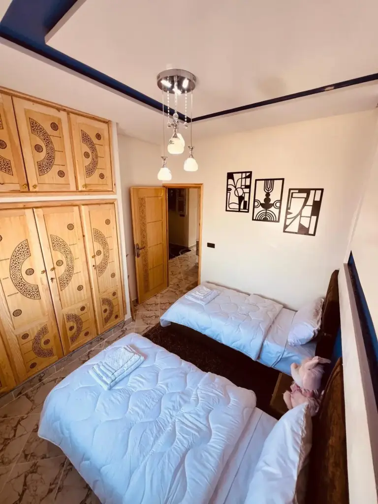 Chambre double confortable dans le Merzouga Desert Apartment