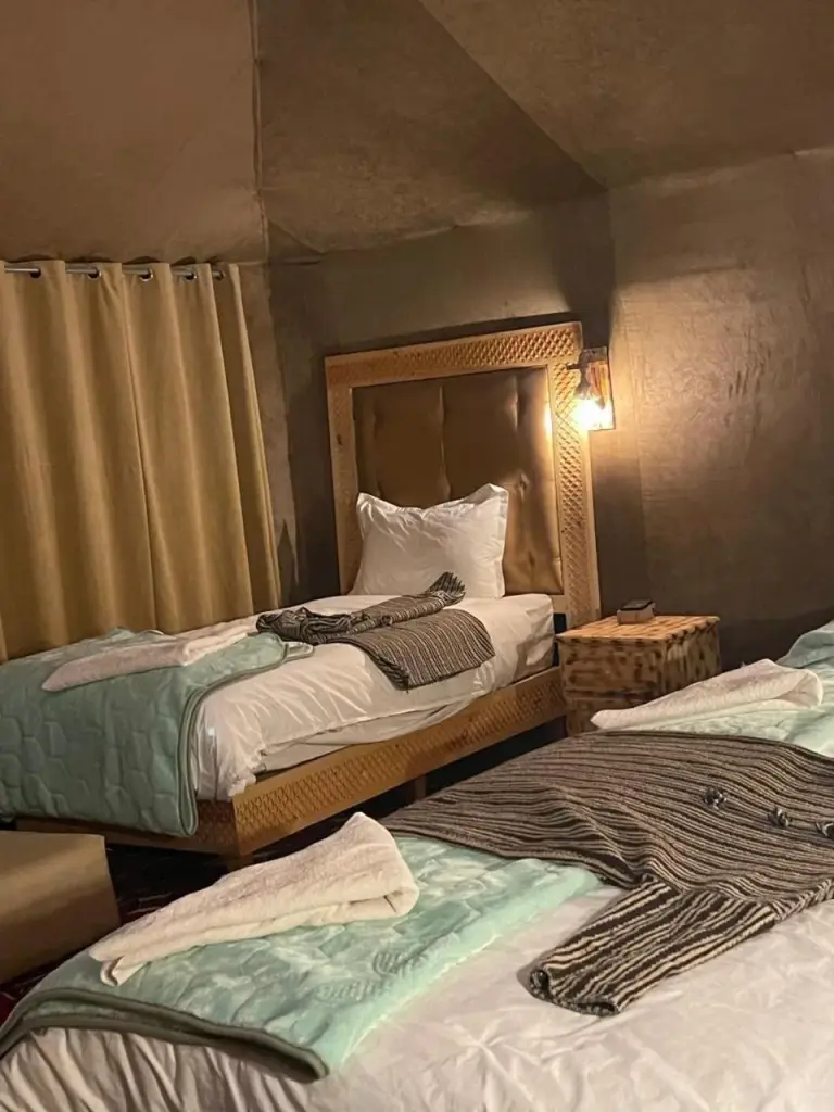 Deuxième espace nuit au Merzouga Luxury Dunes Camp