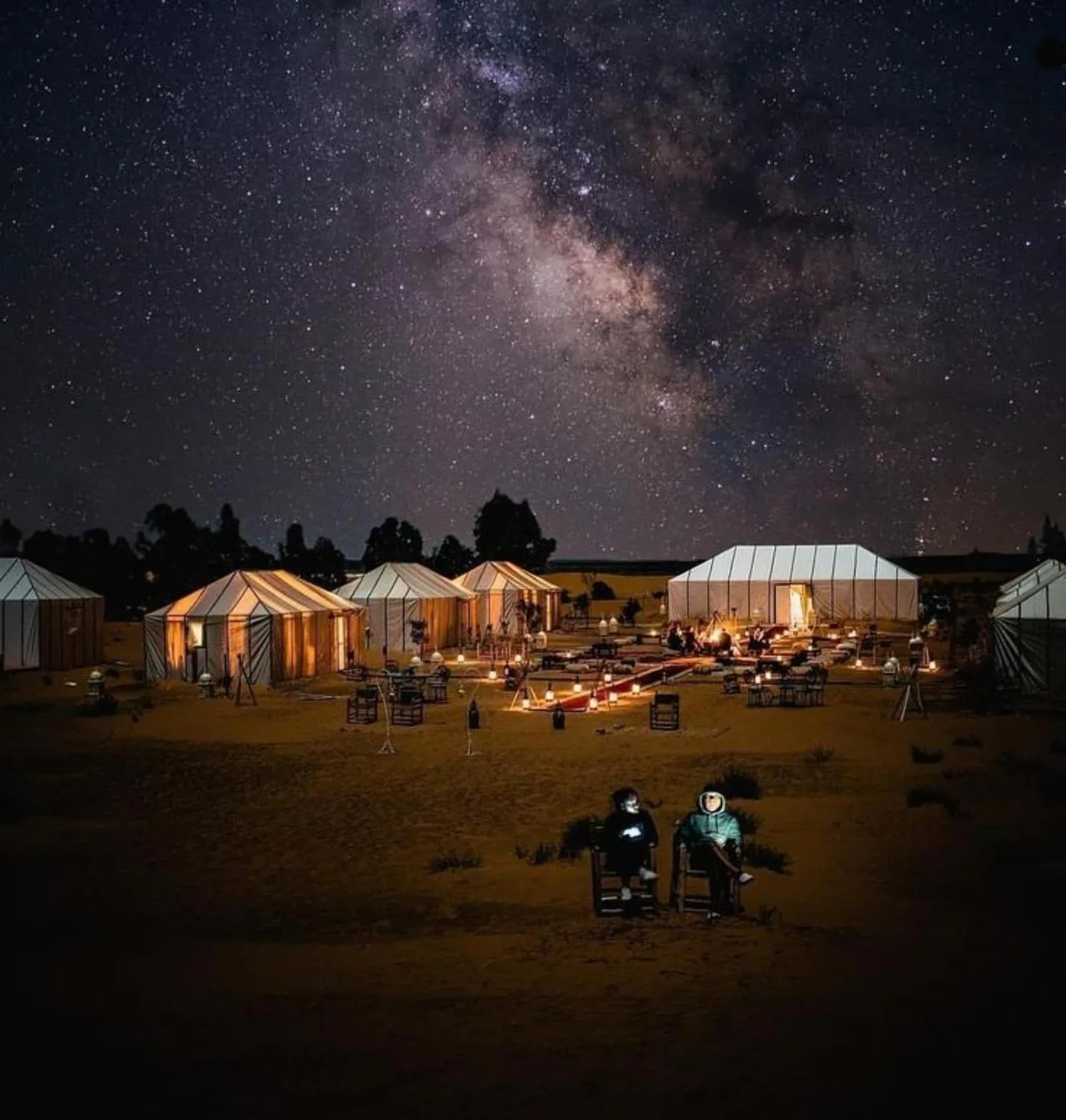 Desert Camp Night