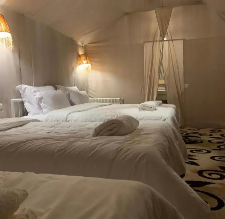 Comfortable accommodation at Retreat Sahara