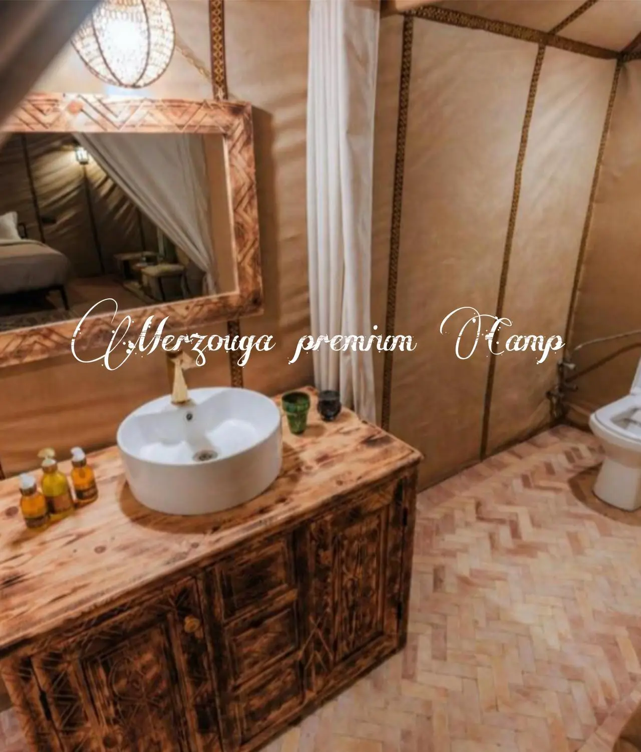 Design de salle de bain au Merzouga Premium Camp
