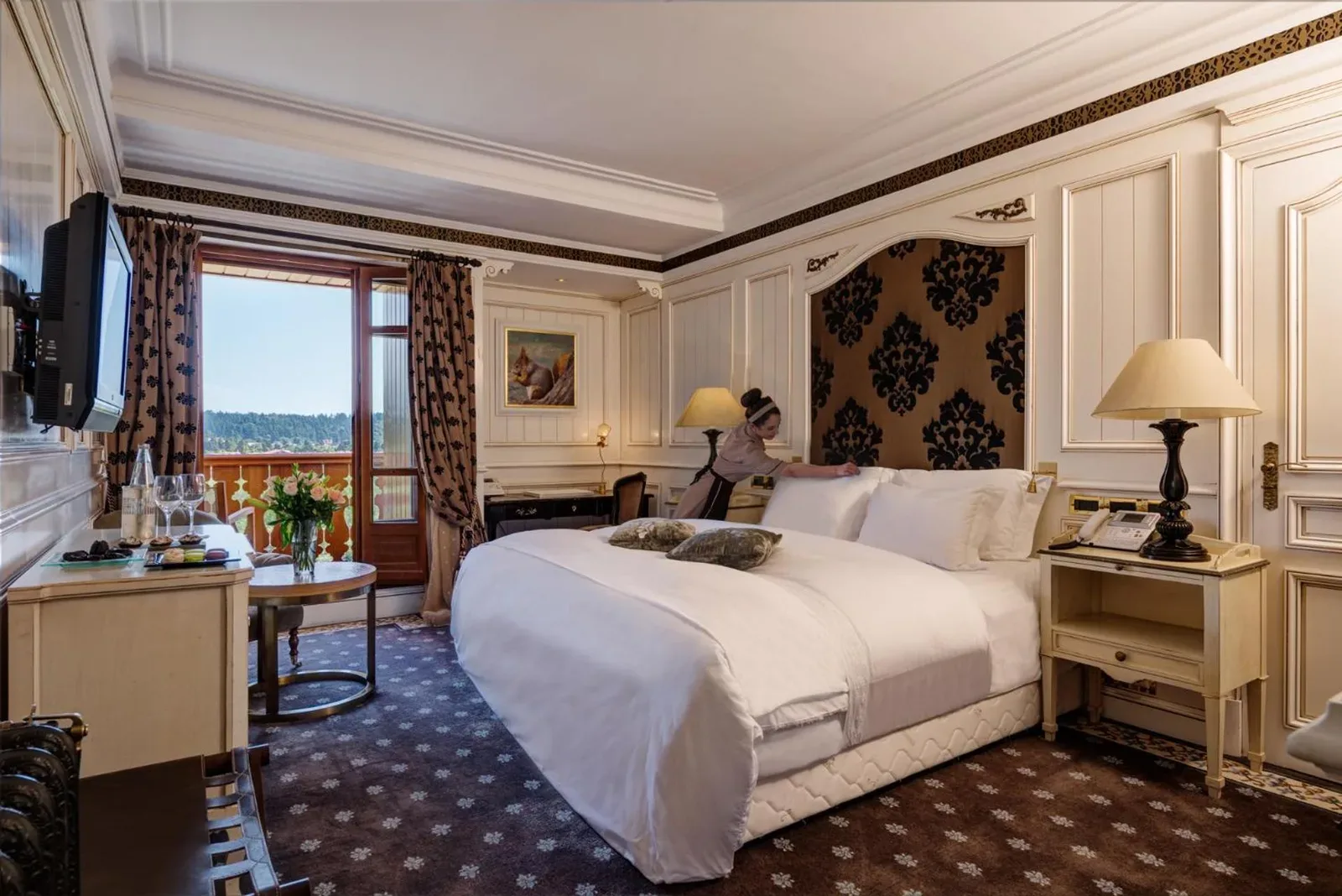 Chambre élégante au Michlifen Resort & Golf à Ifrane