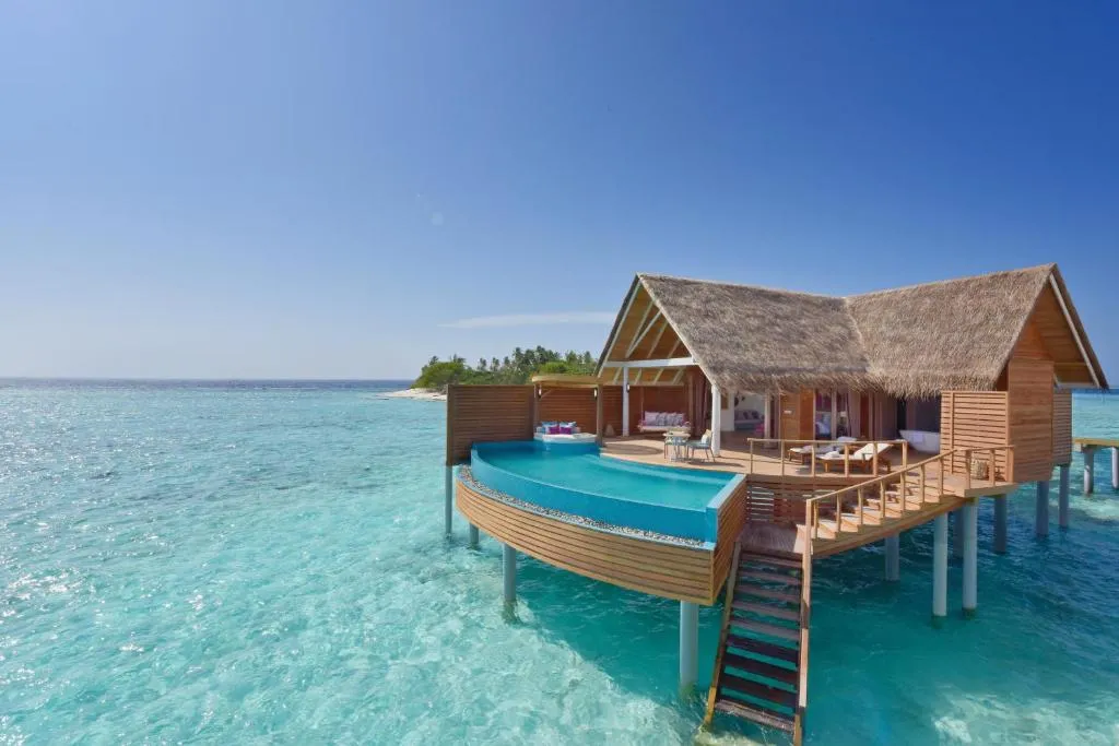 Water villa exterior at Milaidhoo Maldives