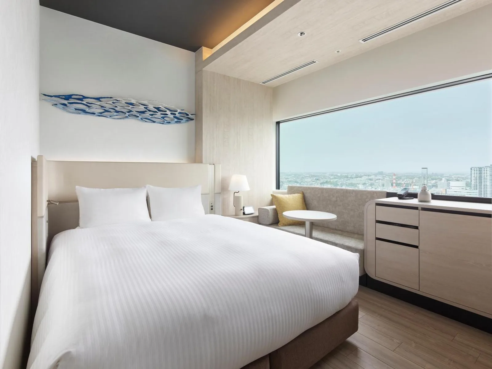Dormitorio acogedor en Mitsui Garden Hotel Yokohama Minatomirai Premier
