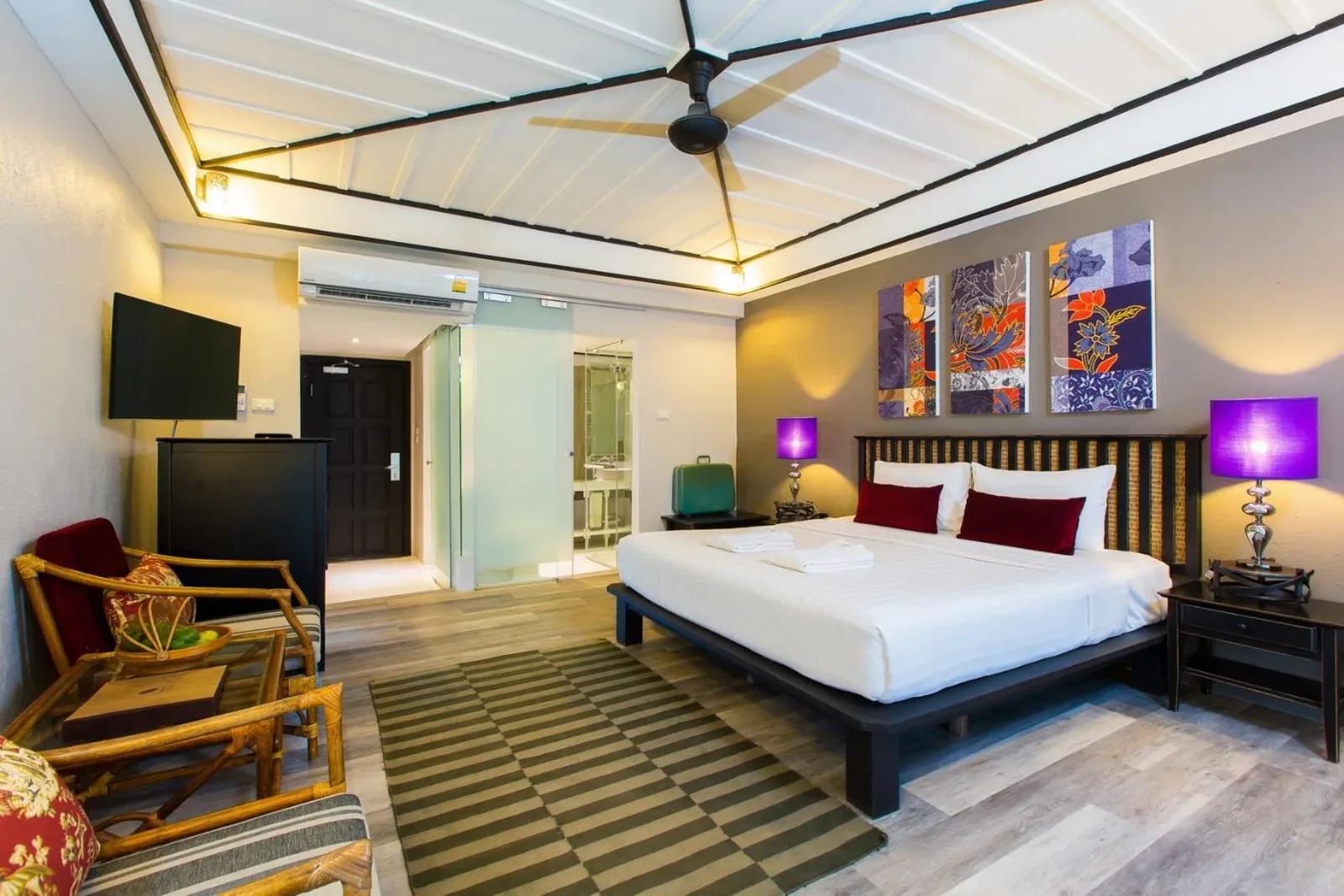 Spacious guest room at Moracea by Khao Lak Resort in Khao Lak with king bed and contemporary decor
