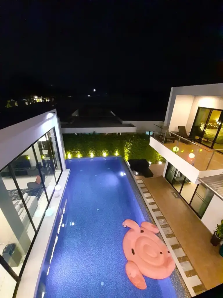 Movenpick Pool Villa by Angkana night pool view