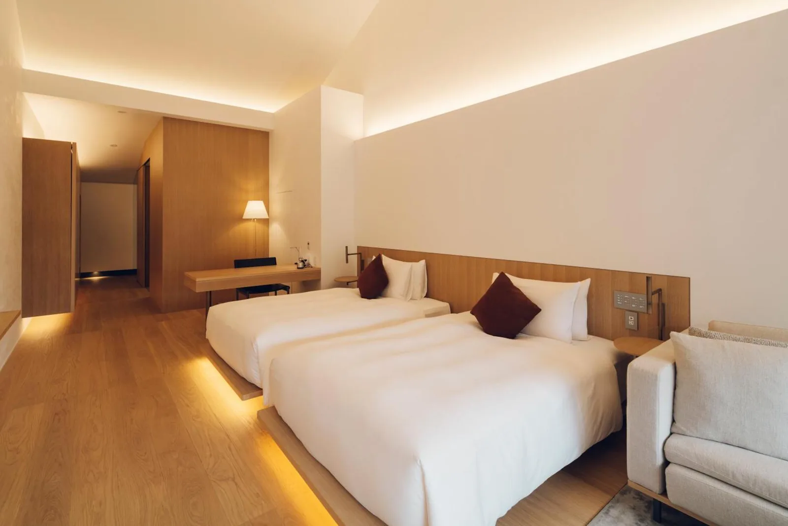 Muni Kyoto chambre double avec ambiance cosy et lumière naturelle