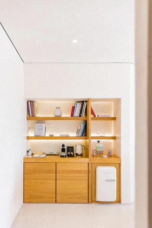 In-room coffee and snack station at MUSE Saint Tropez - Small Luxury Hotels of the World
