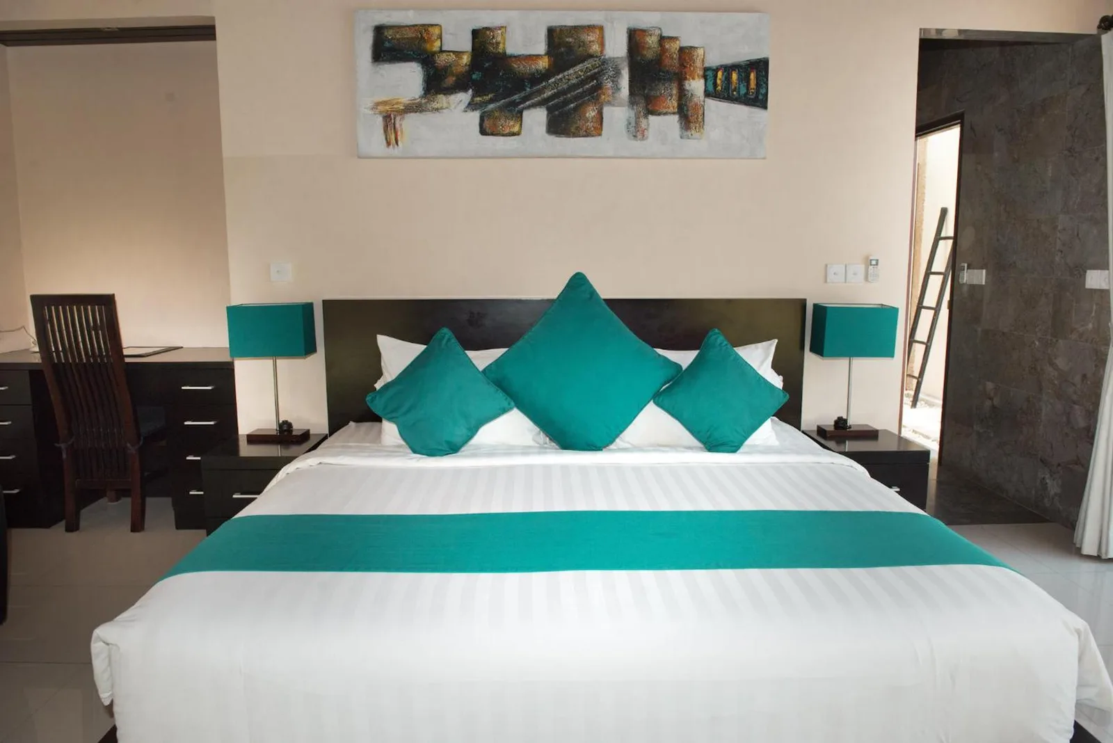 My Villas In Bali stylishly decorated bedroom