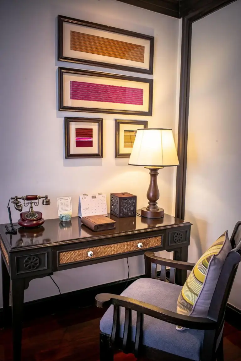 Stylish desk and workspace in Na Nirand Romantic Boutique Resort, Chiang Mai