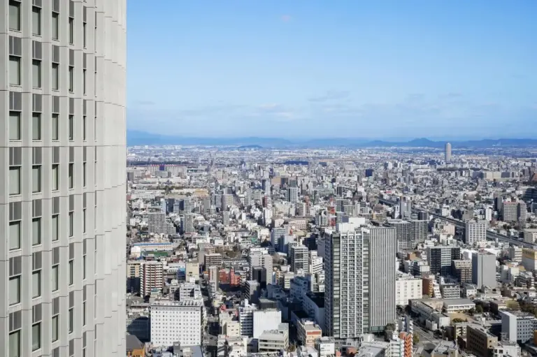 Daytime view of Nagoya from Nagoya Marriott Associa Hotel