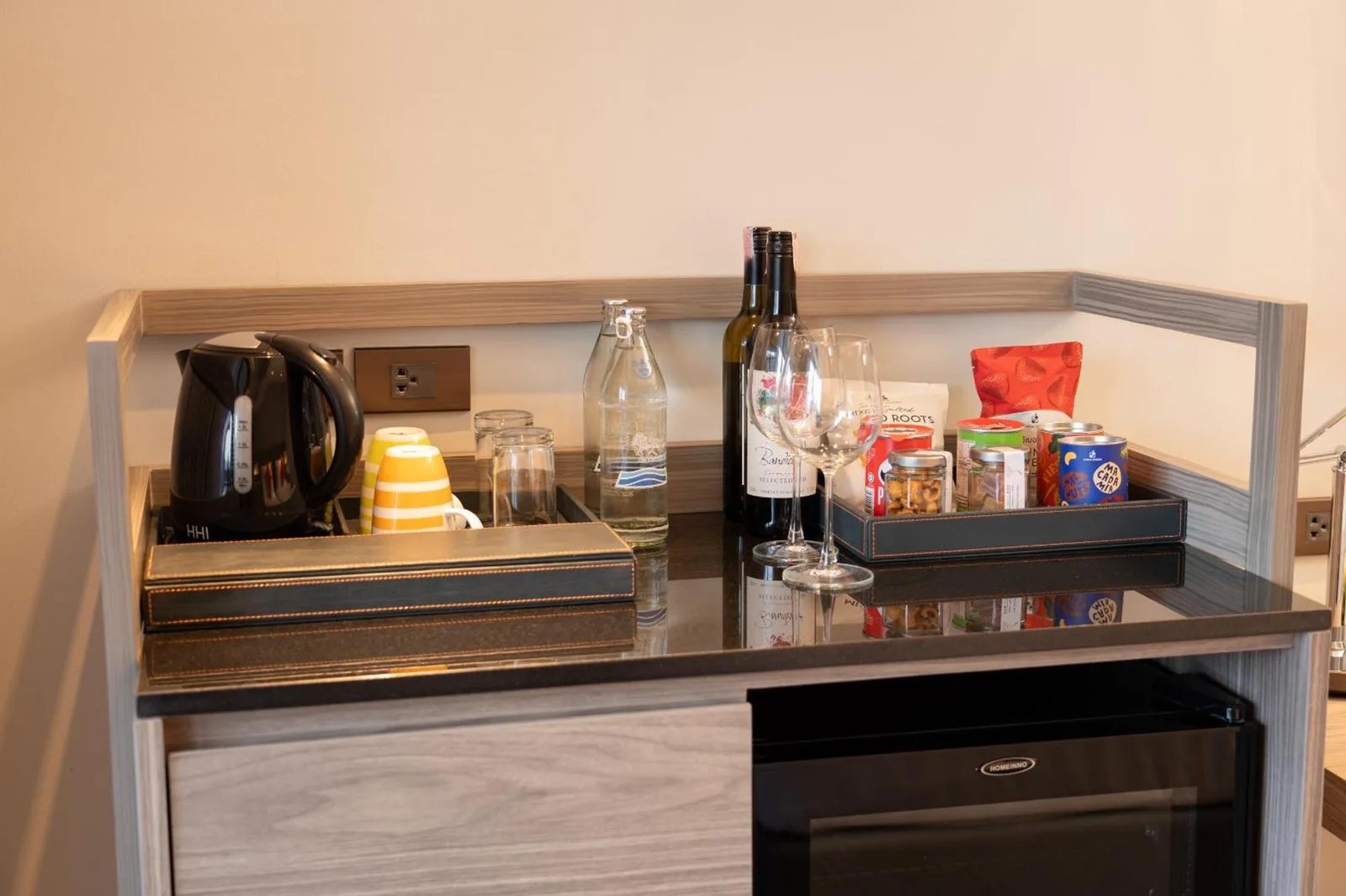 NH Bangkok Sukhumvit Boulevard hotel mini bar setup