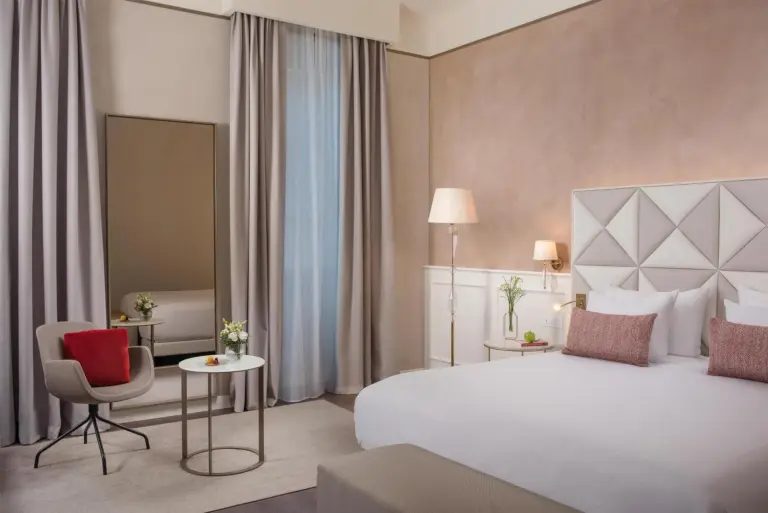 Aménagement chic d’une chambre au NH Collection Palazzo Verona