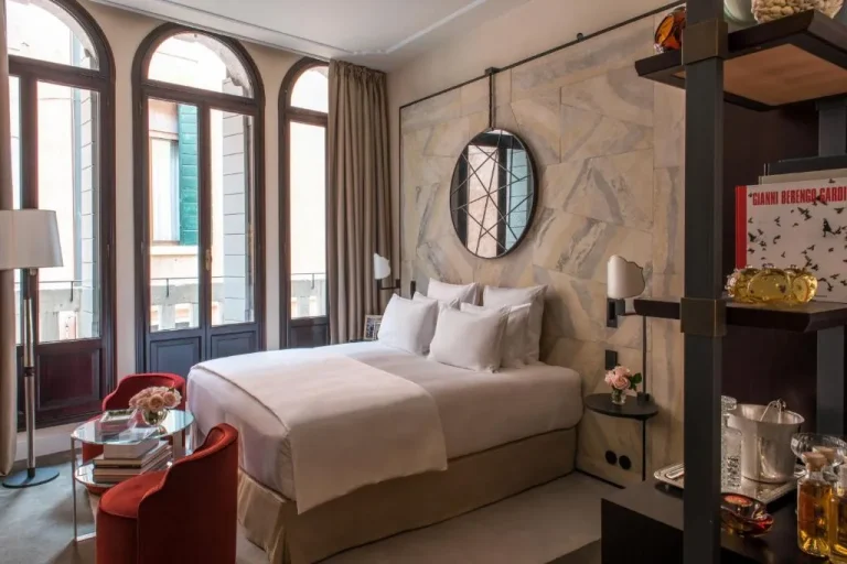 Comfortable guest room at Nolinski Venezia