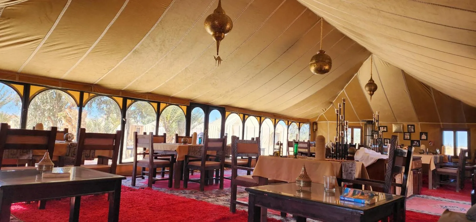 Coin repas au Nomad Camp Merzouga