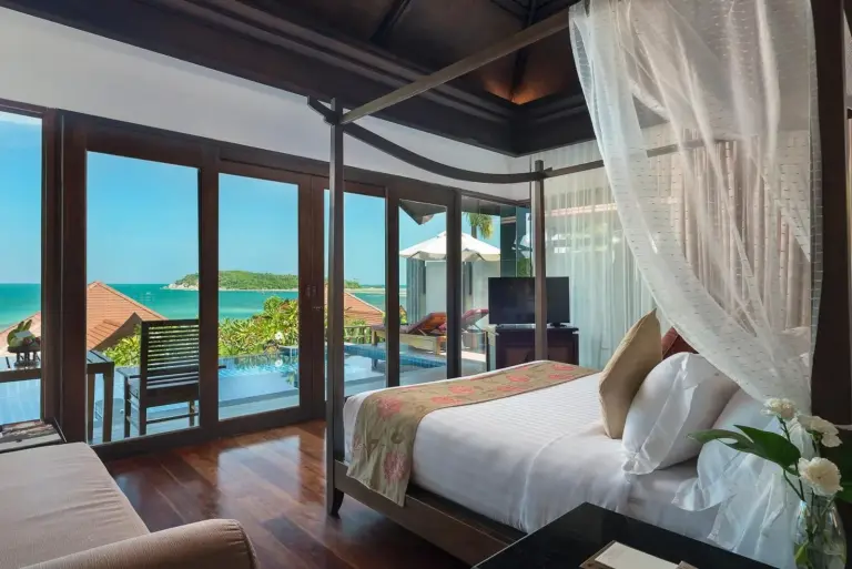 Chambre avec vue sur l'océan au Nora Buri Resort & Spa à Koh Samui