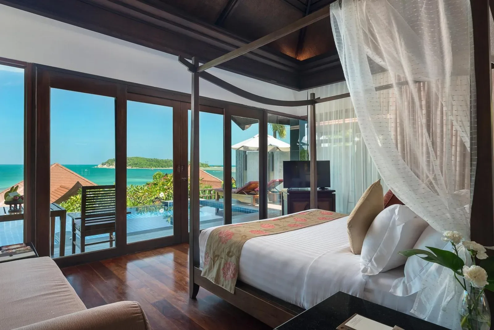 Chambre avec vue sur l'océan au Nora Buri Resort & Spa à Koh Samui