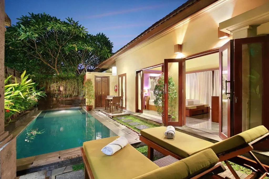Exterior view of Nyuh Bali Villas in Seminyak