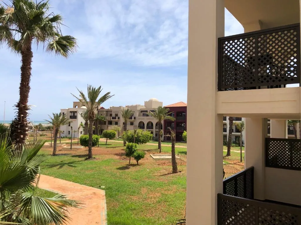 Vista al jardín en Oasis Beach & Spa en Berkane, Marruecos