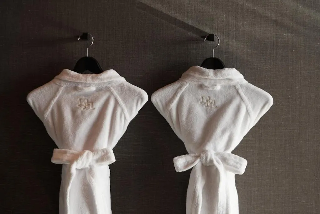Bathrobes hanging at One Fukuoka Hotel
