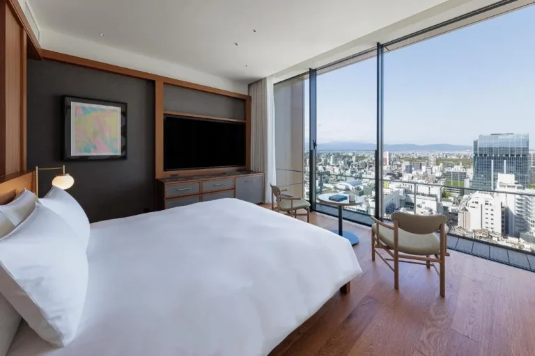 Deluxe room at One Fukuoka Hotel