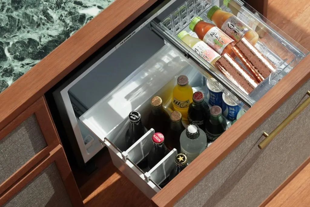 Minibar selection at One Fukuoka Hotel